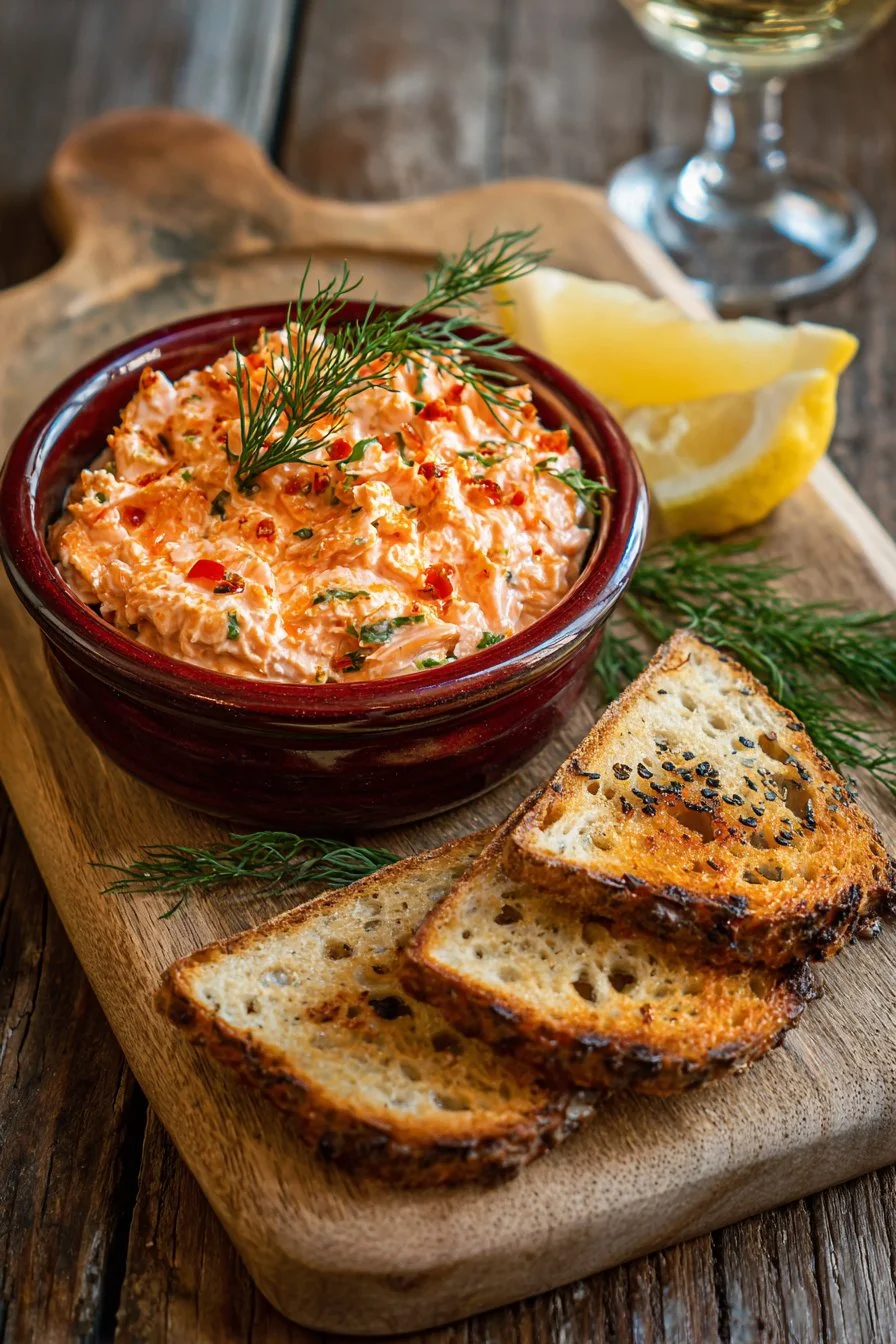 Rillettes di salmone affumicato