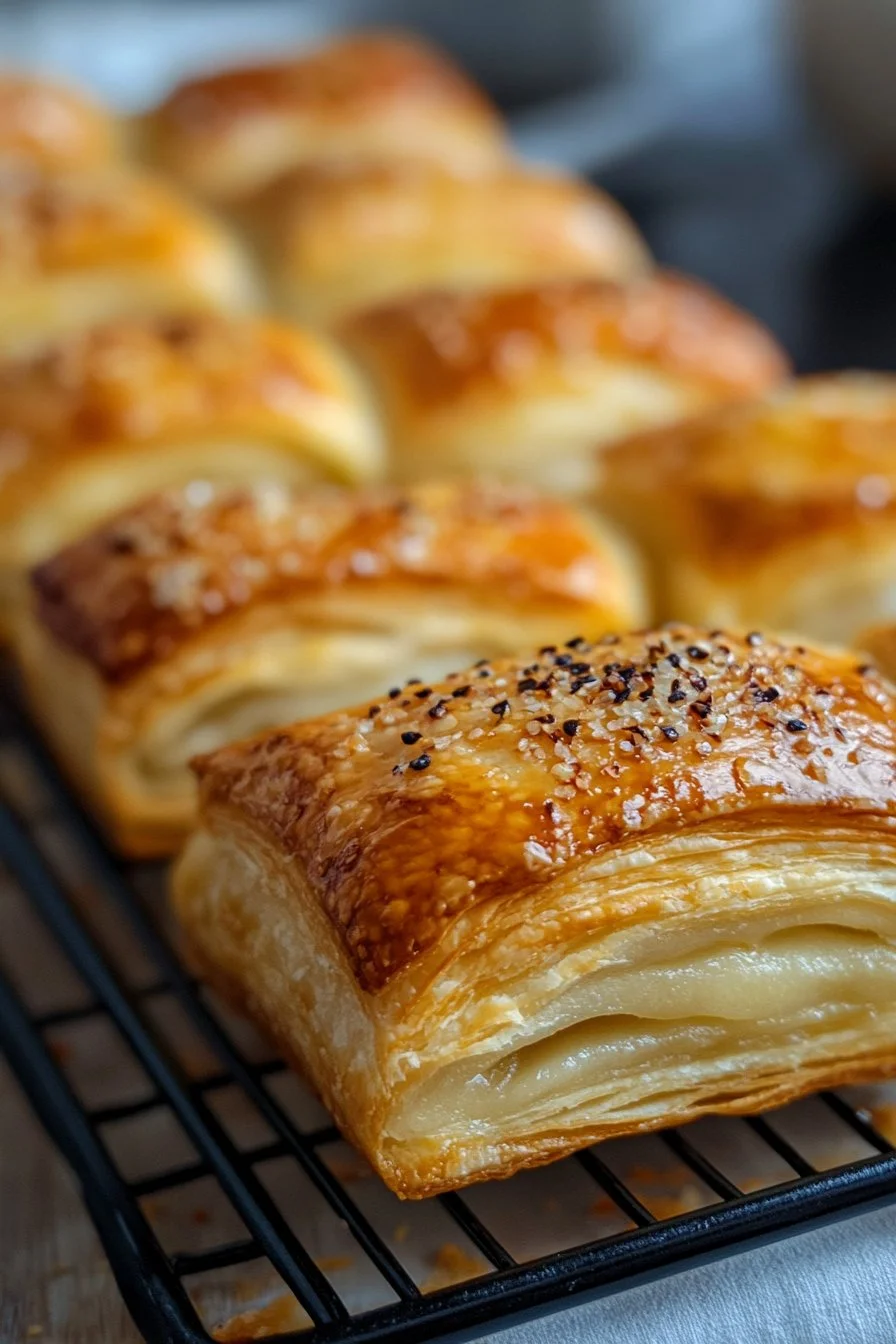 Rotoli sfogliati di mele