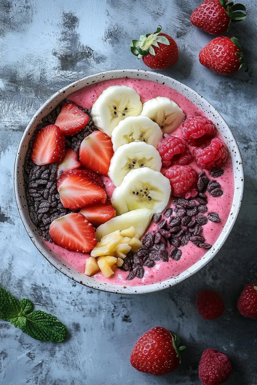 Smoothie di frutta in 5 minuti (con yogurt greco)