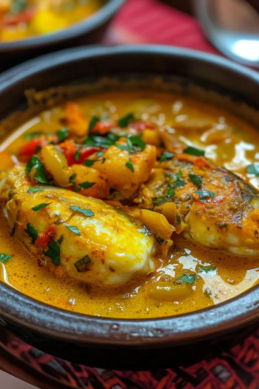 Stufato di Pesce allo Zafferano
