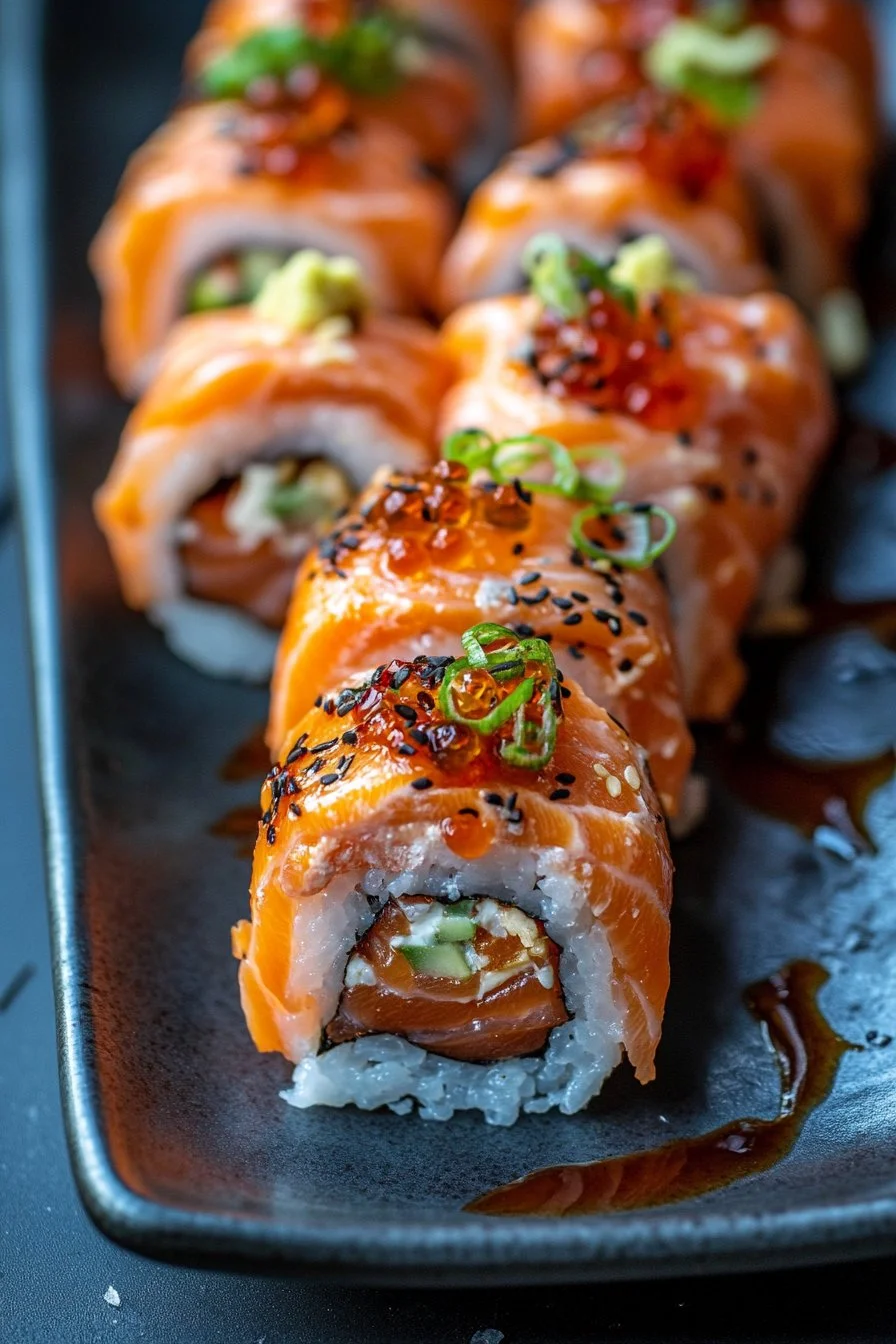 Sushi di Salmone Piccante al Forno