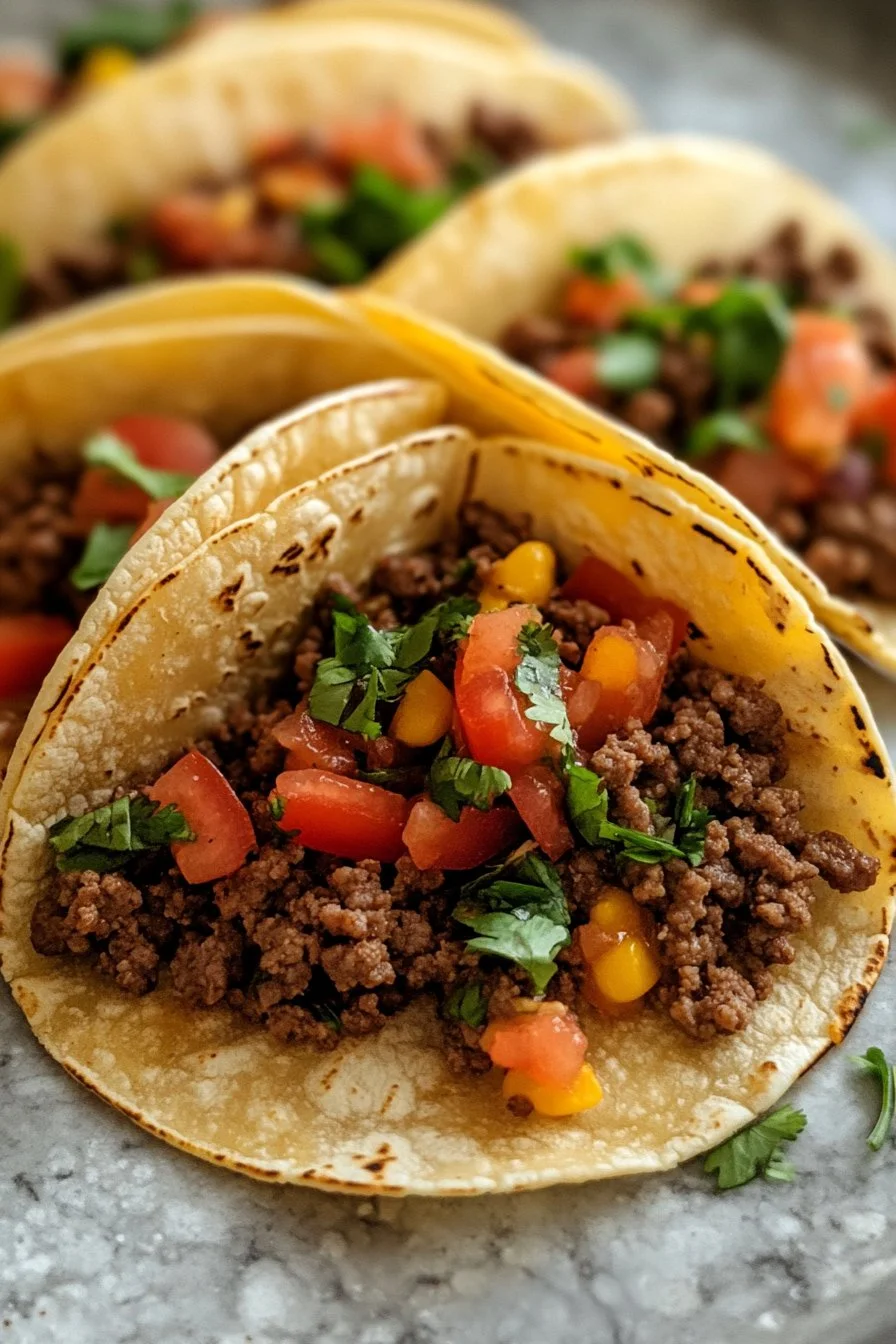 Tacos di Manzo Sminuzzato Croccanti