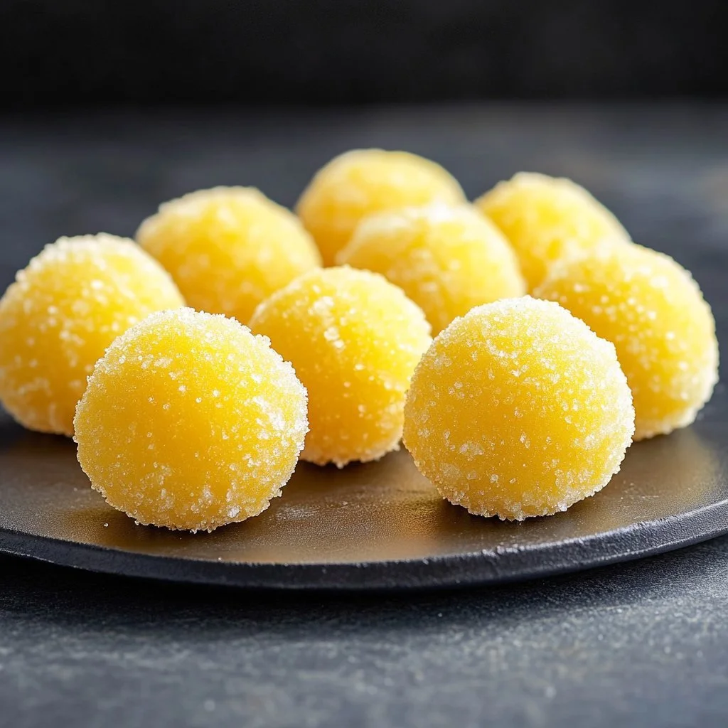 Deliziosi Tartufi al Limone - dolci aromatici al limone