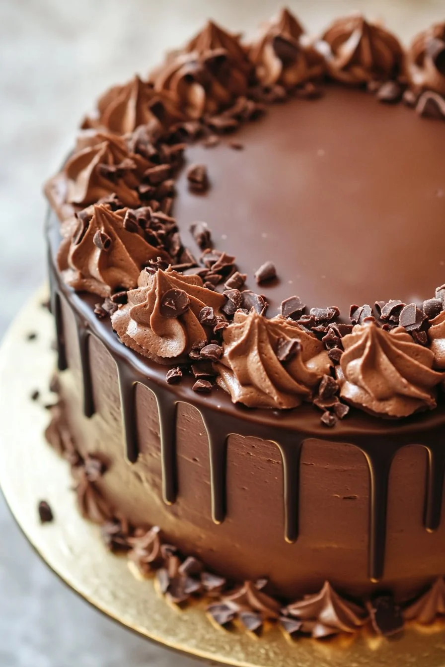 Torta al cioccolato di compleanno
