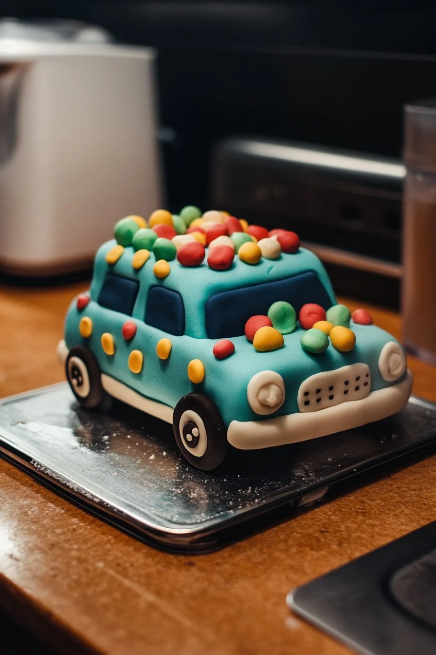 Torta automobile 8 anni
