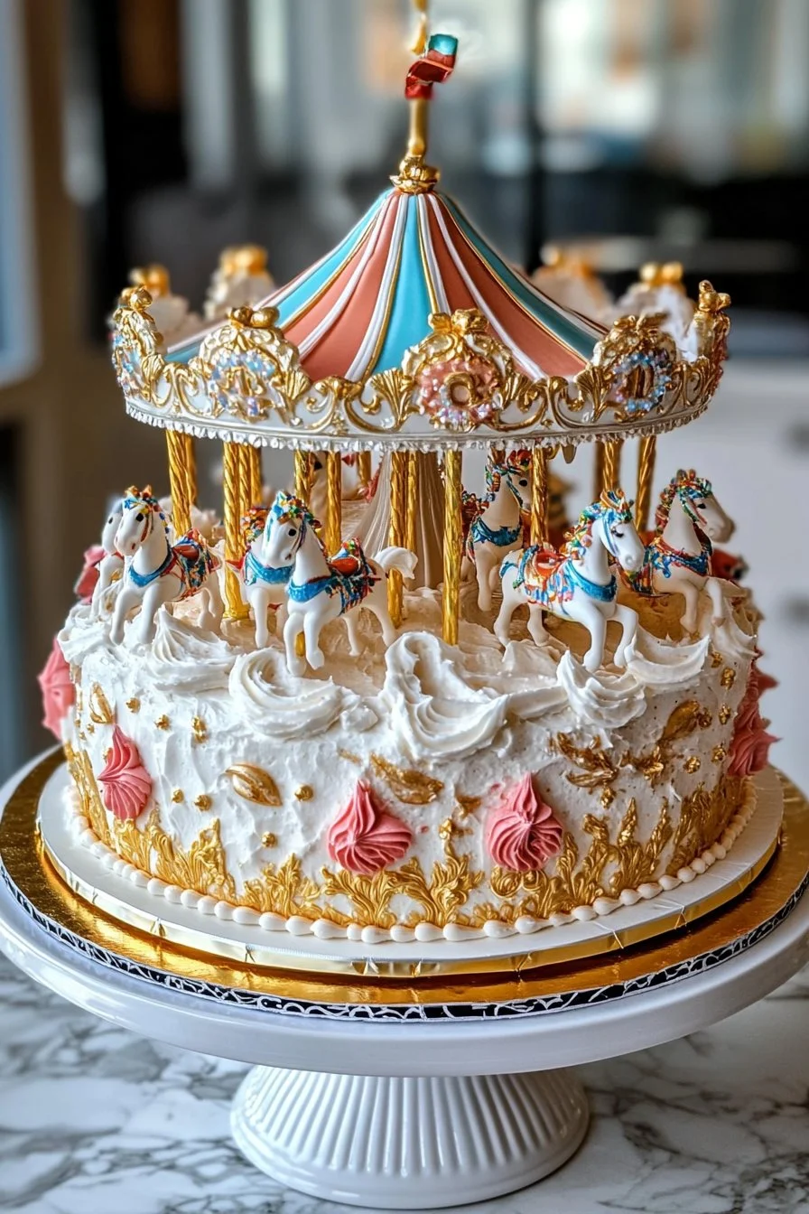 Torta di compleanno CARROSELLO