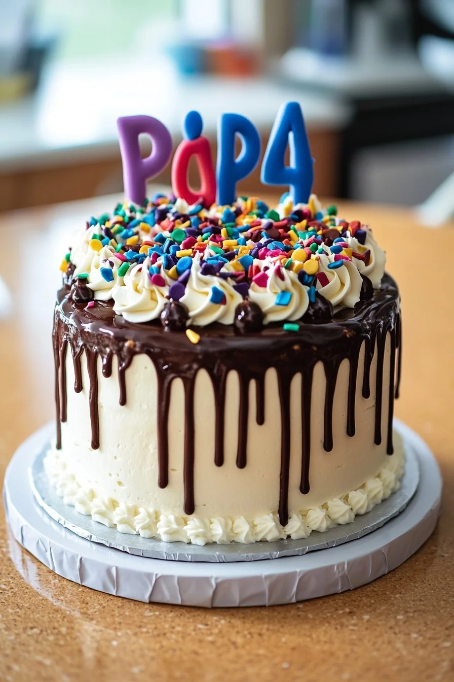 Torta di compleanno per i 95 anni di mio padre
