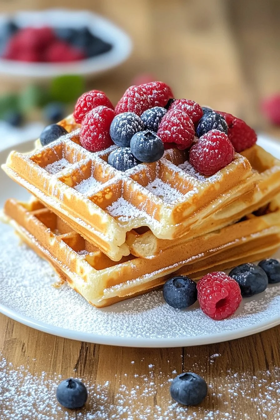 Waffle fatti in casa