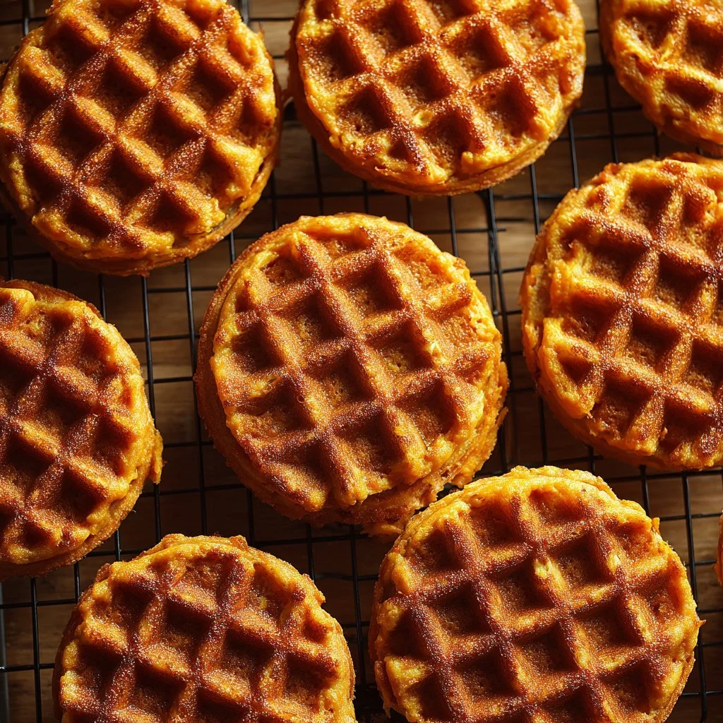 Waffle salati con patata dolce, un'originale ricetta da provare
