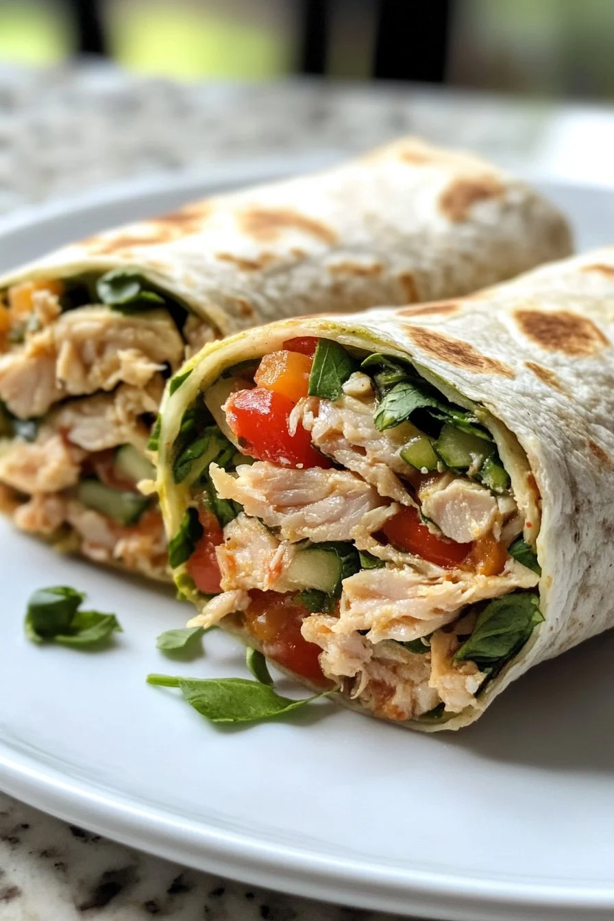 Wrap di tonno delizioso e sano