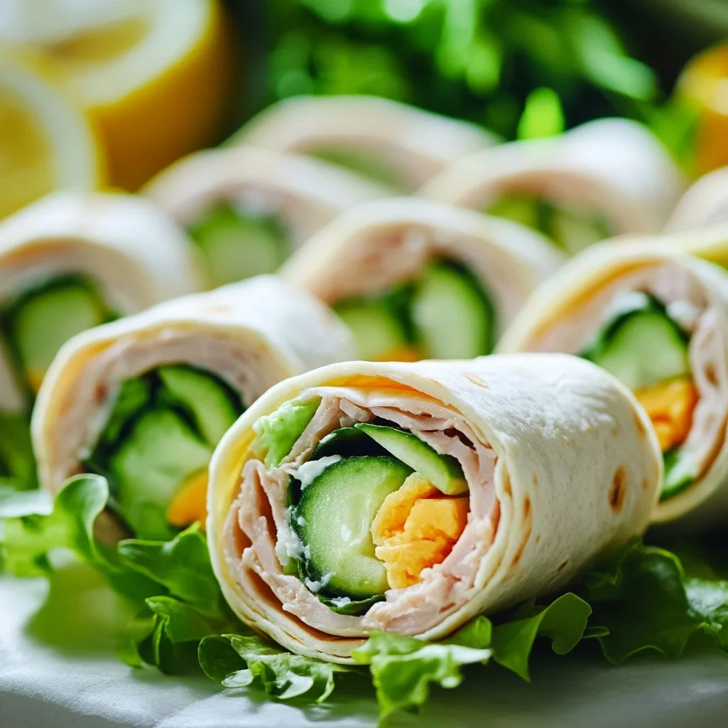 Wrap Freddi con tonno, cetriolo e formaggio fresco, un piatto gustoso e sano