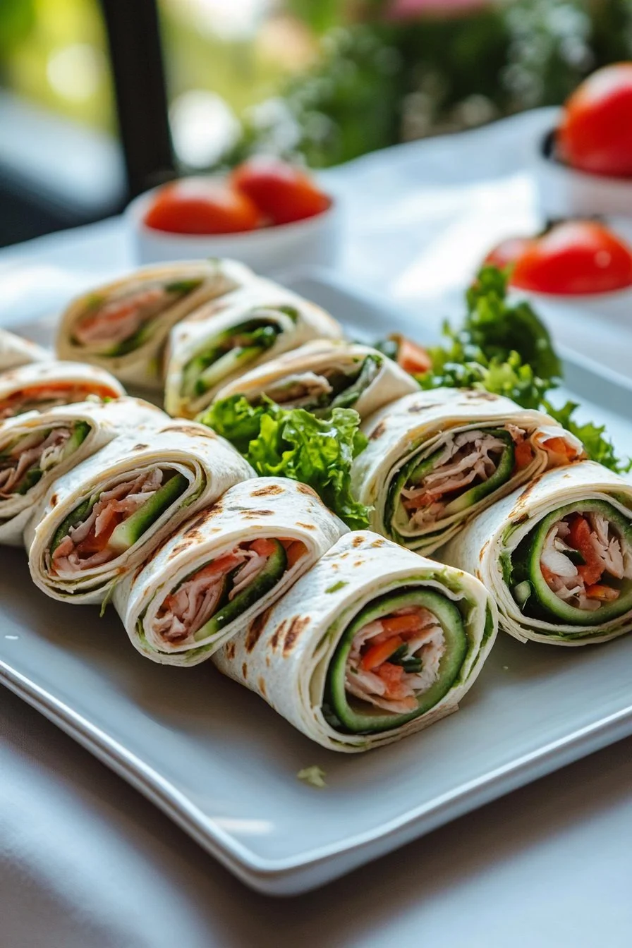 Wrap freddi tonno, cetriolo e formaggio fresch
