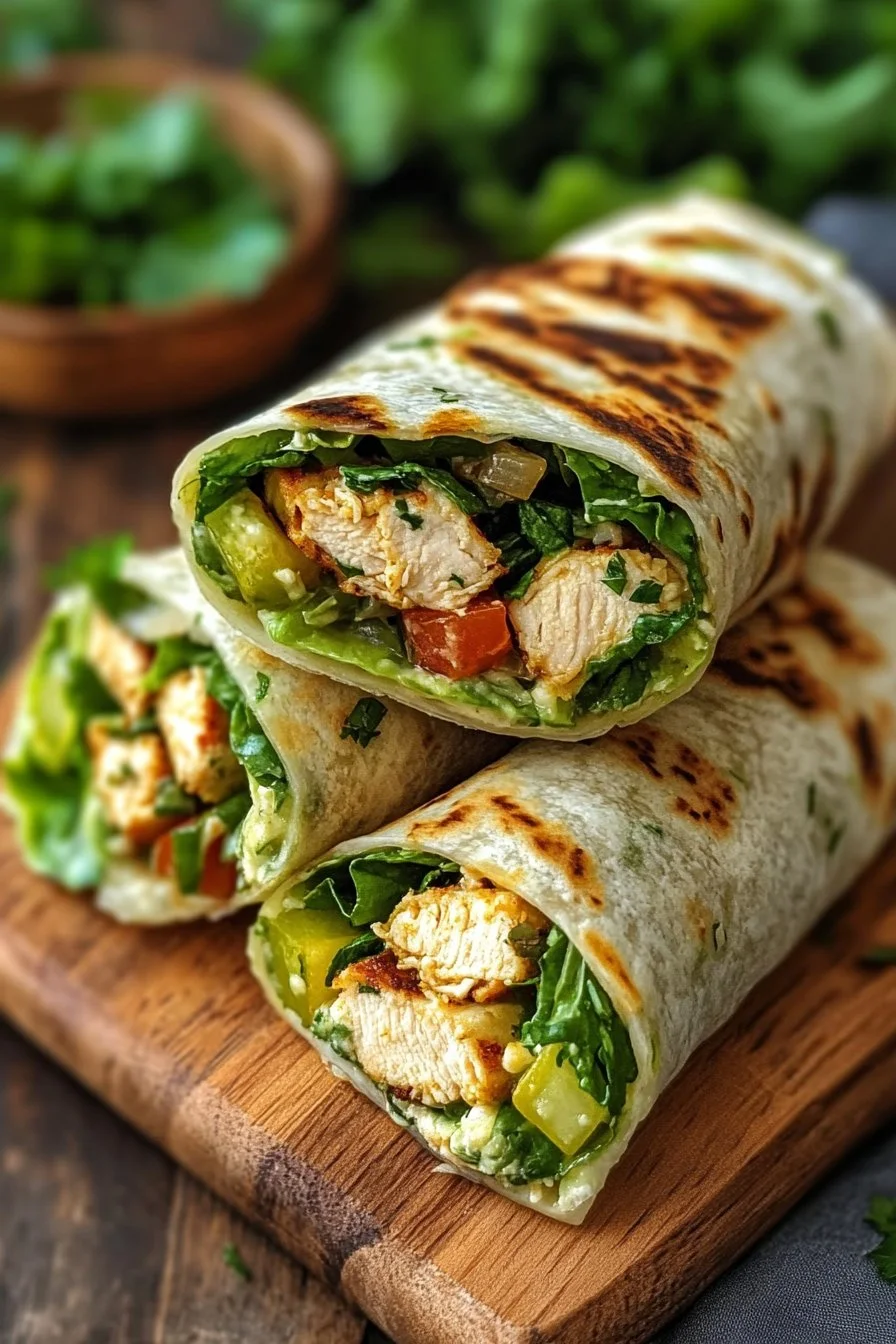 Wraps di pollo Caesar