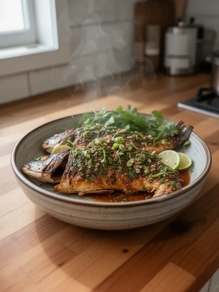 Barbecue alla piastra con salsa tailandese