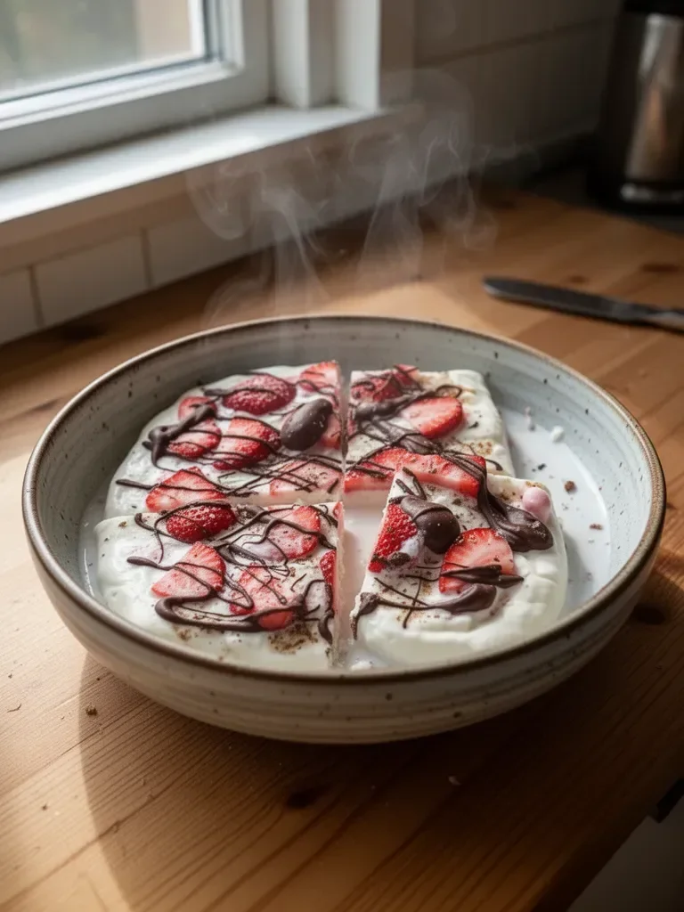Bark allo yogurt e fragole