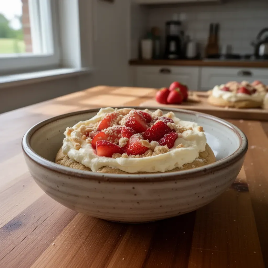 Biscotti al cheesecake alla fragola, dolci croccanti e cremosi, perfetti per ogni momento.