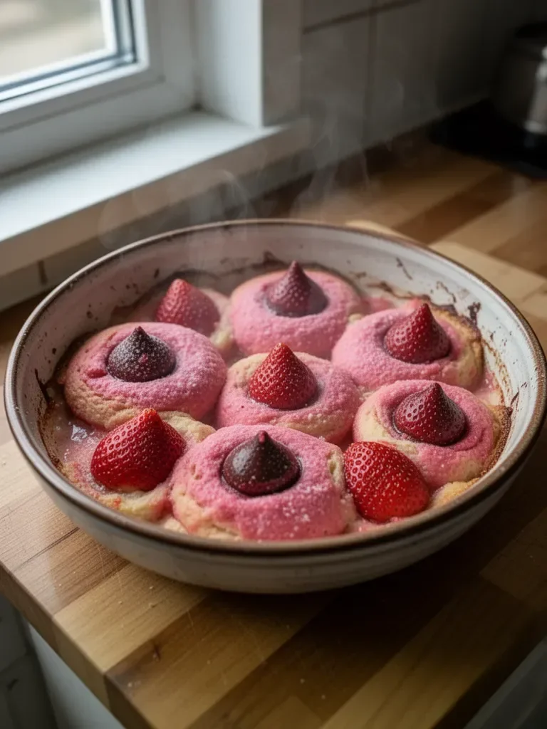 Biscotti con Baci di Fragola
