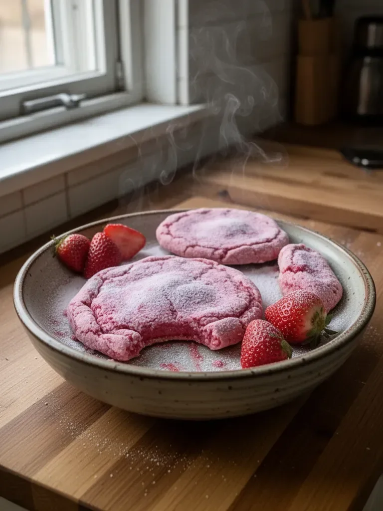 Biscotti di zucchero alla fragola