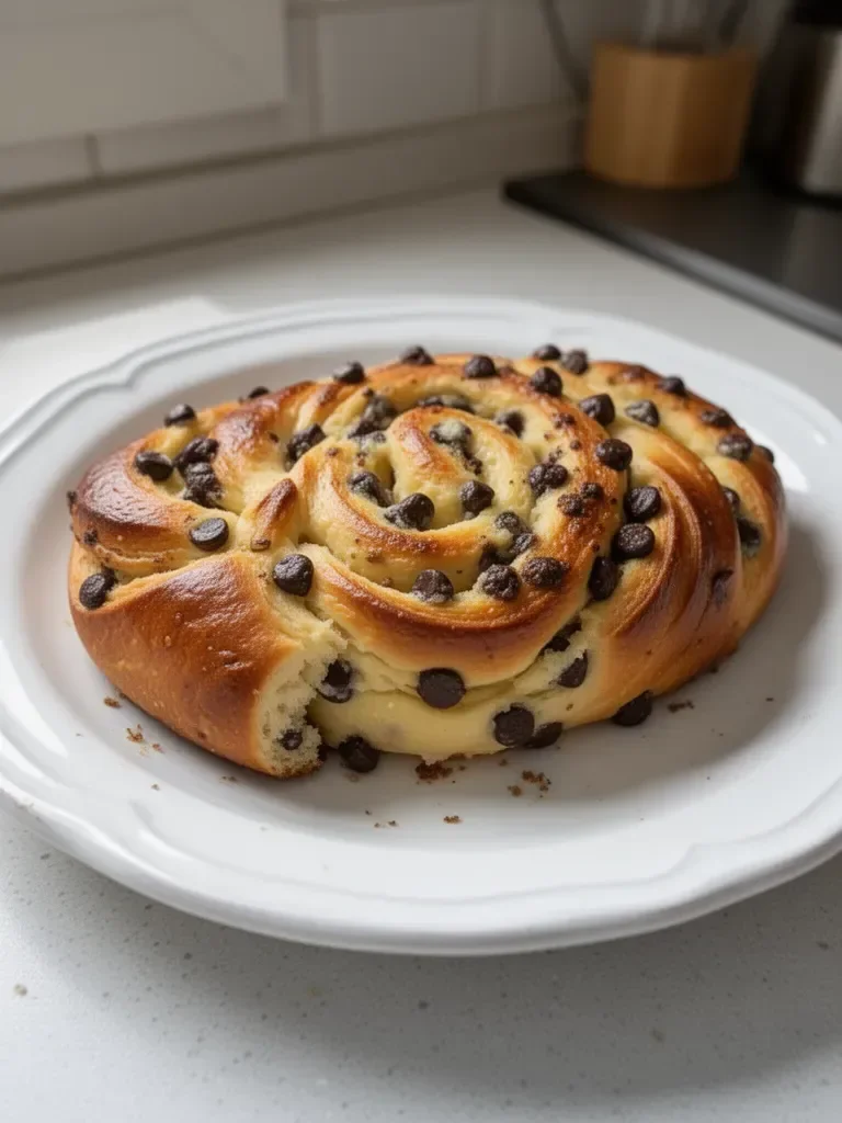 Brioche Ricce Crema Vaniglia & Gocce di Cioccolato