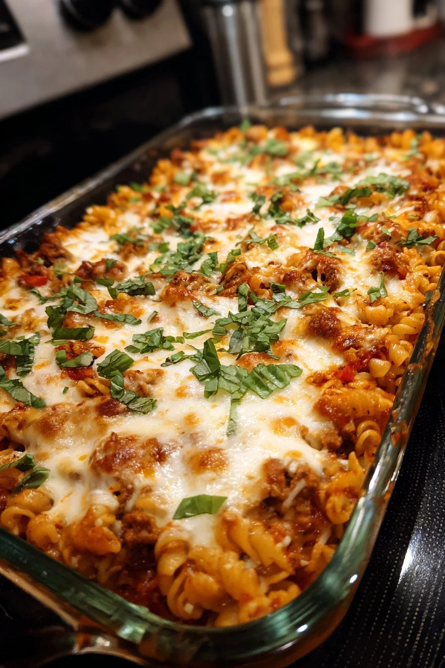Casseruola di Pasta per Pizza Facile
