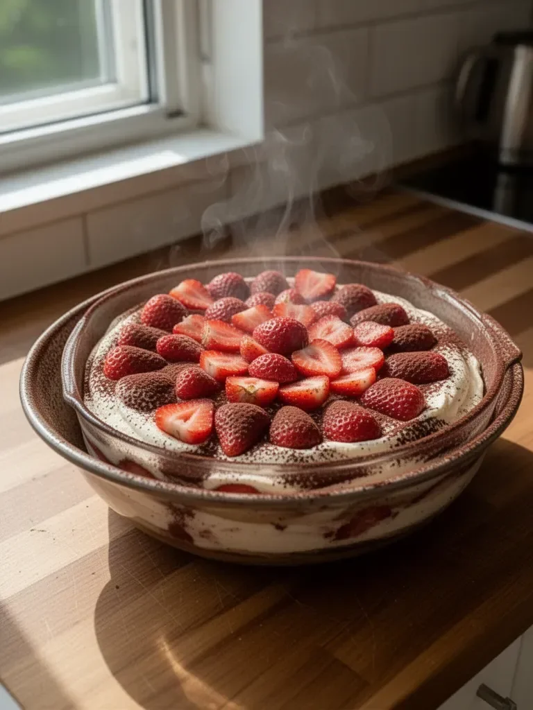 Charlotte alle Fragole in Stile Tiramisu