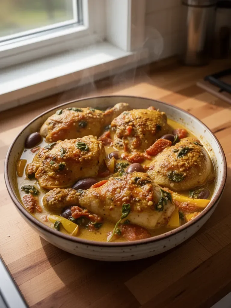 Coscia di pollo al curry