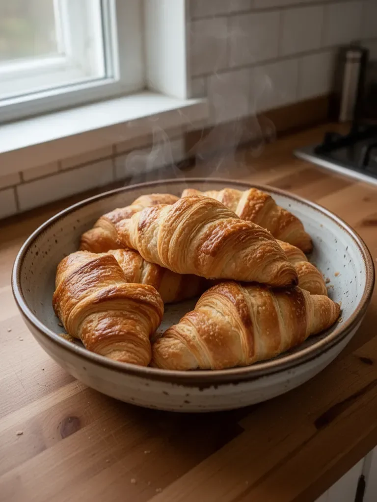 Croissant fatti in casa