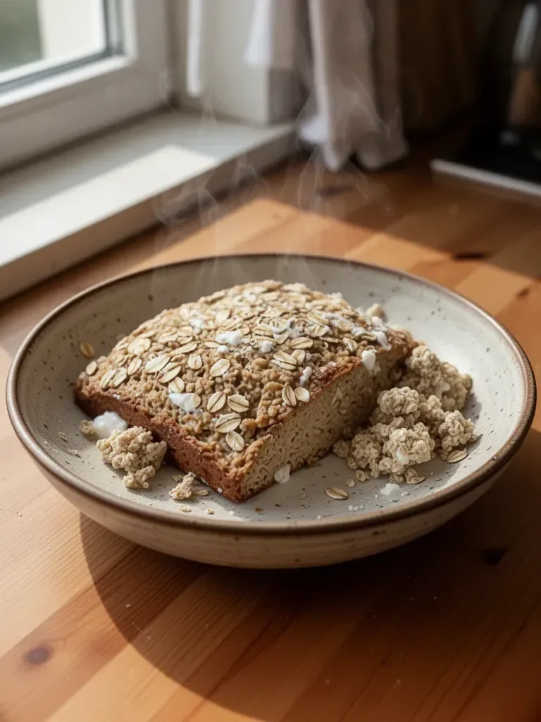 Dolce veloce con fiocchi d'avena e yogurt greco