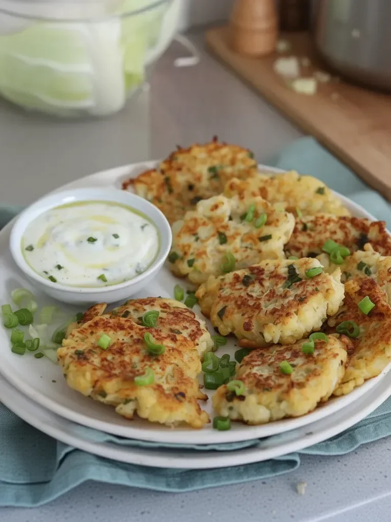 Frittelle di cavolfiore in stile rösti di patate