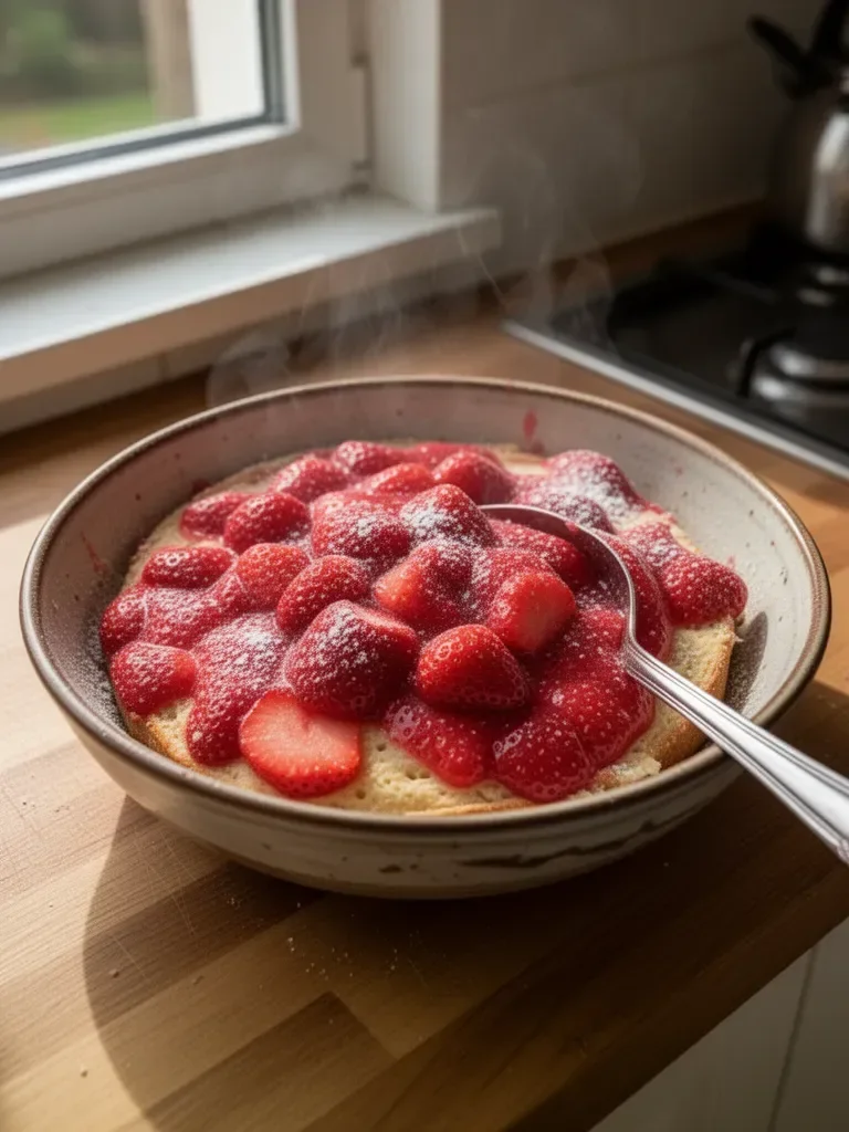 Garnitura di torta alle fragole facile