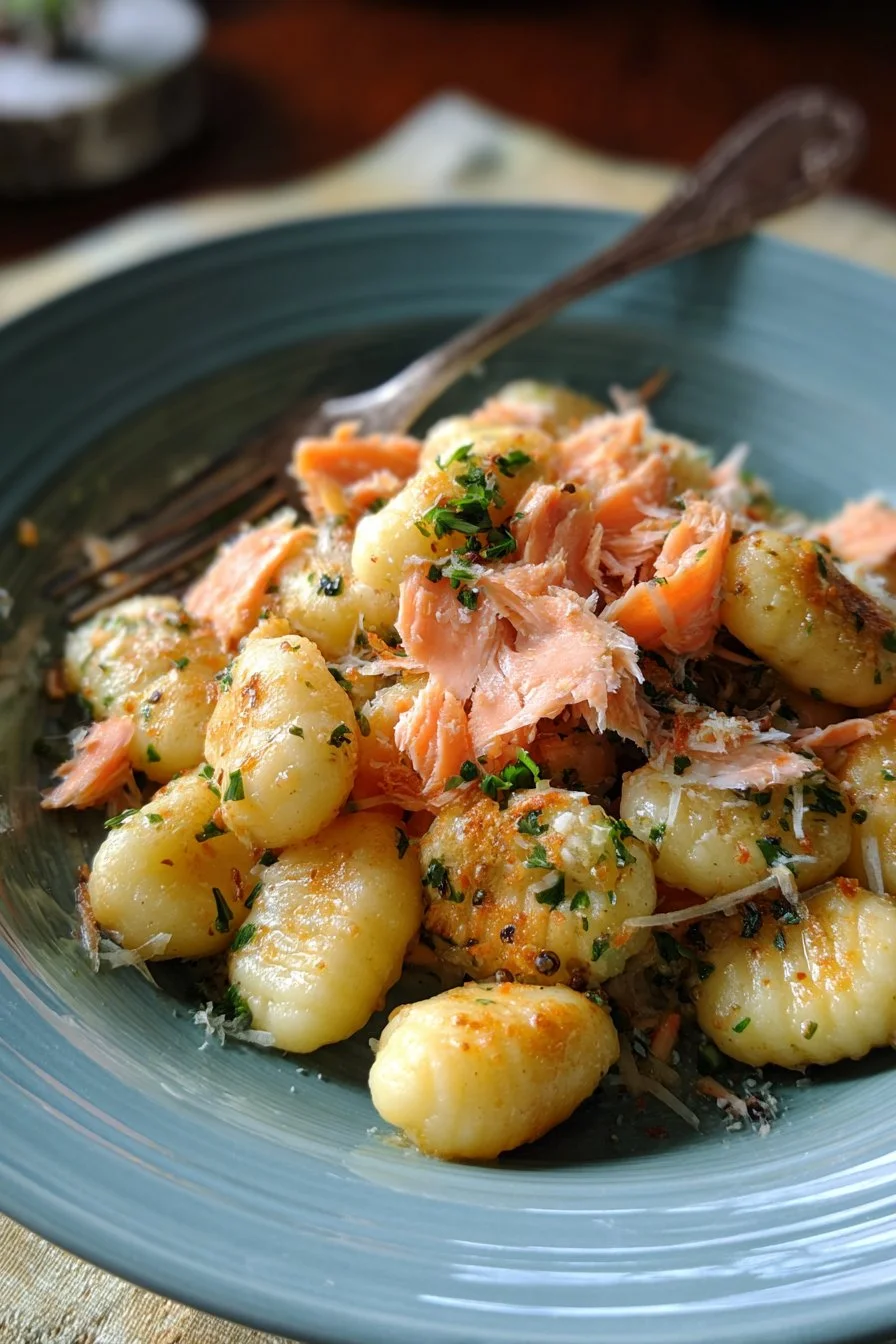 Gnocchi al salmone affumicato