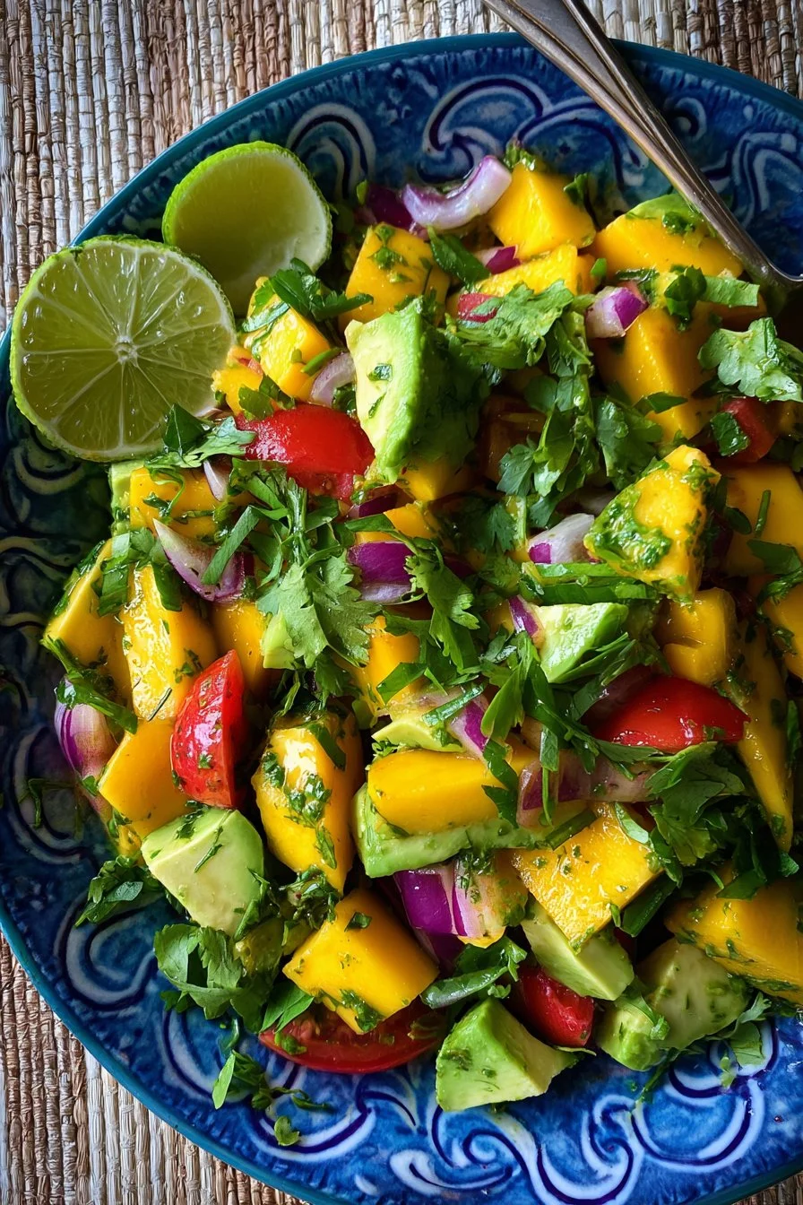Insalata di avocado e mango