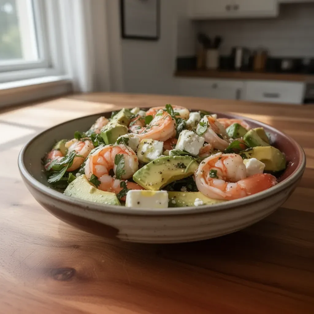 Insalata di Avocado Esotico con ingredienti freschi e colorati