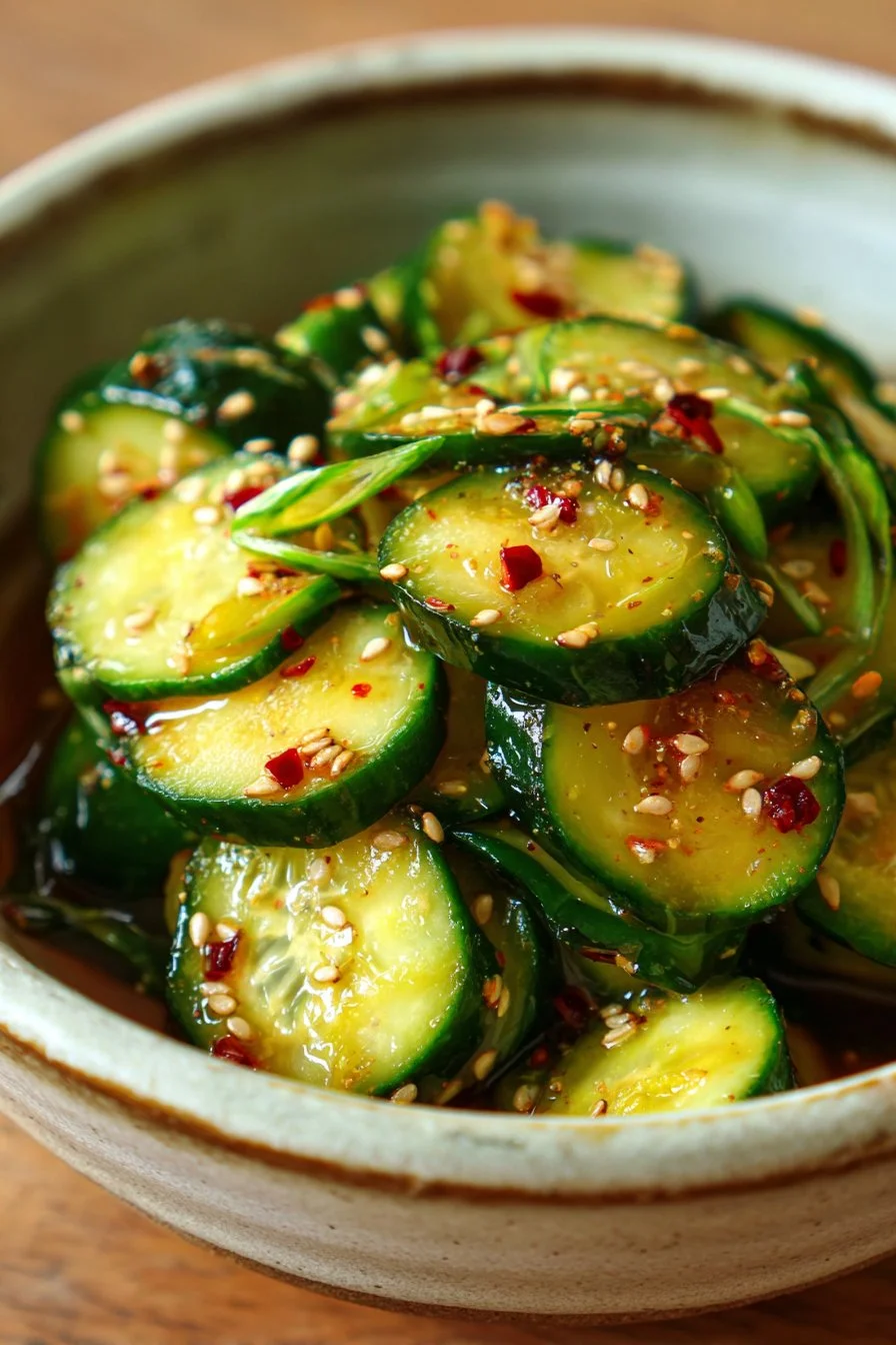 Insalata di cetrioli coreana