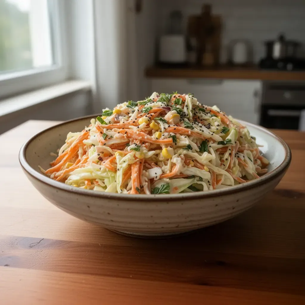 Insalata Giapponese e Coreana con verdure fresche e sapori unici