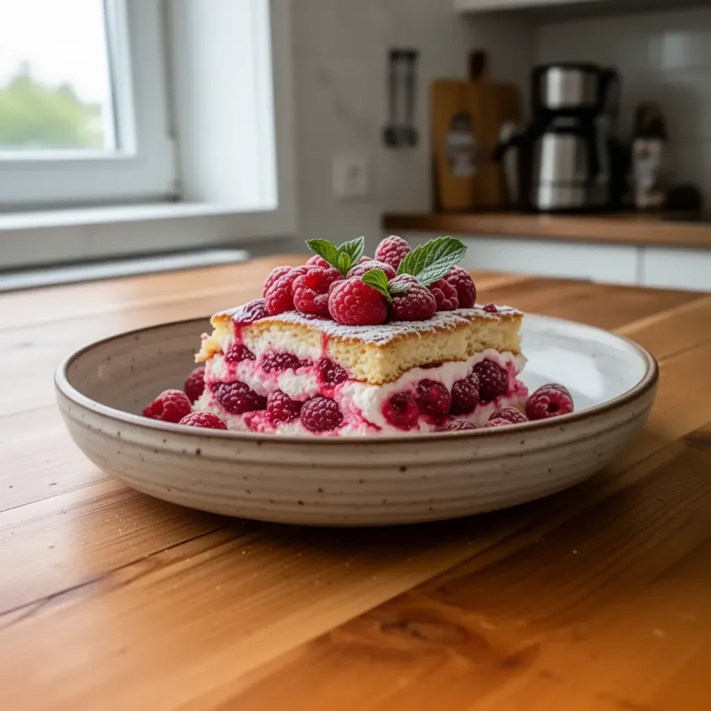 Deliziosa pianta di lampone con frutti freschi e succosi