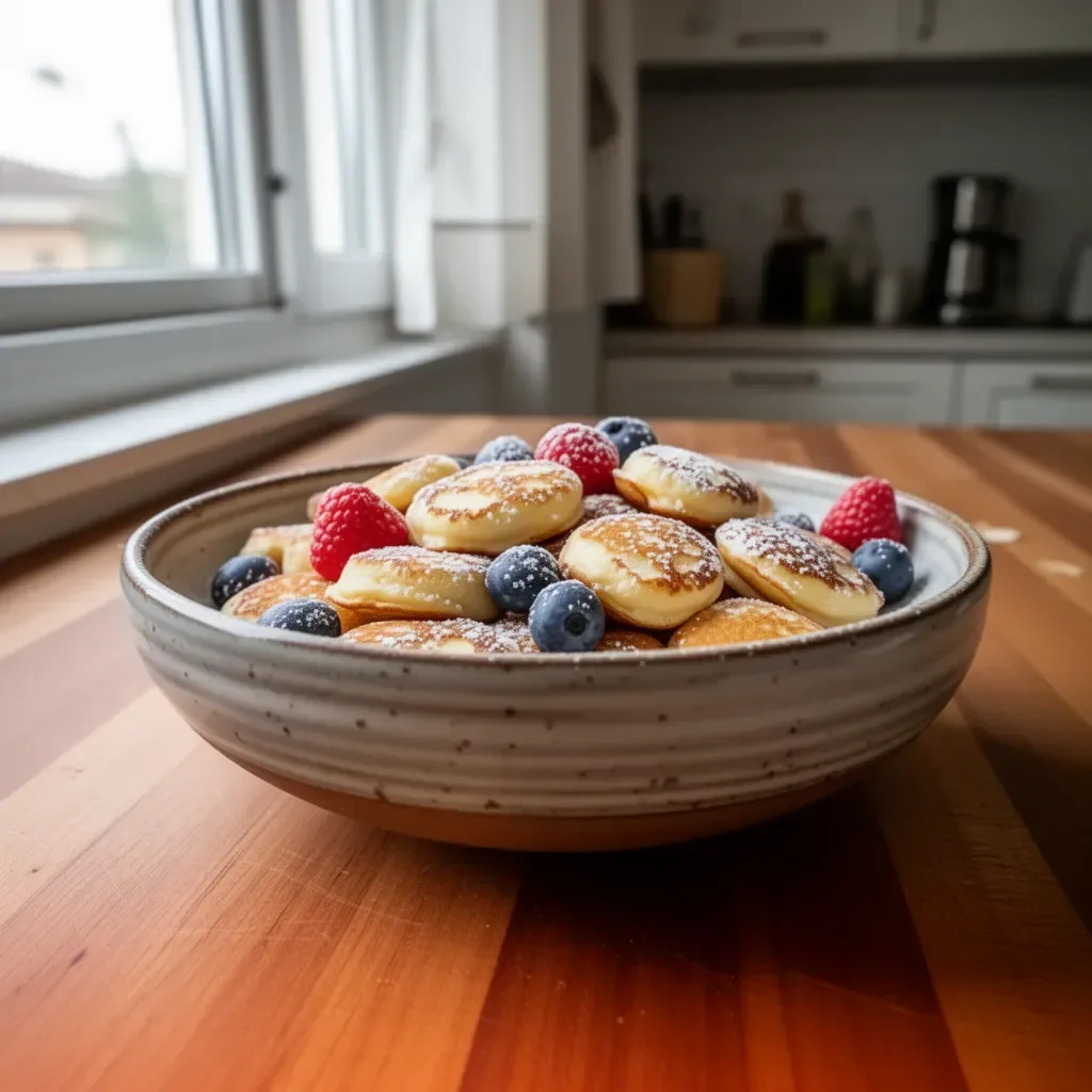 Mini Crêpes soffici per colazione, dolci e deliziosi