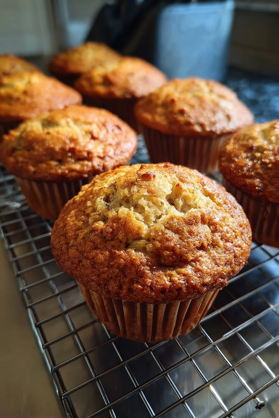 Muffin alla banana e avena