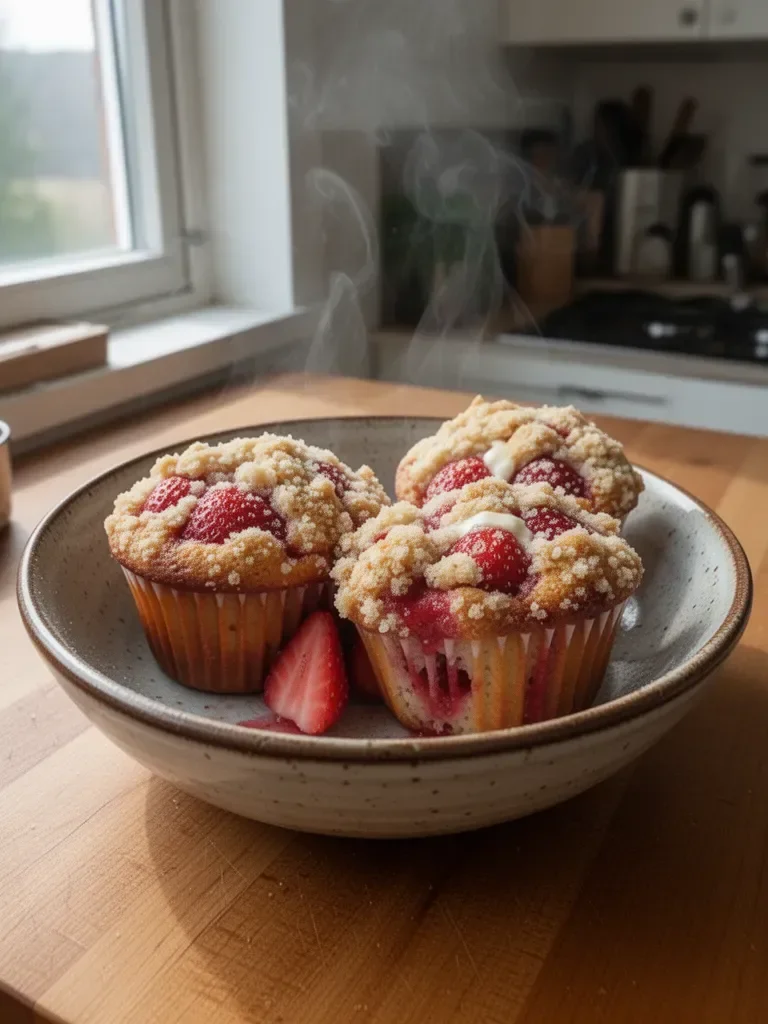 Muffin alle fragole