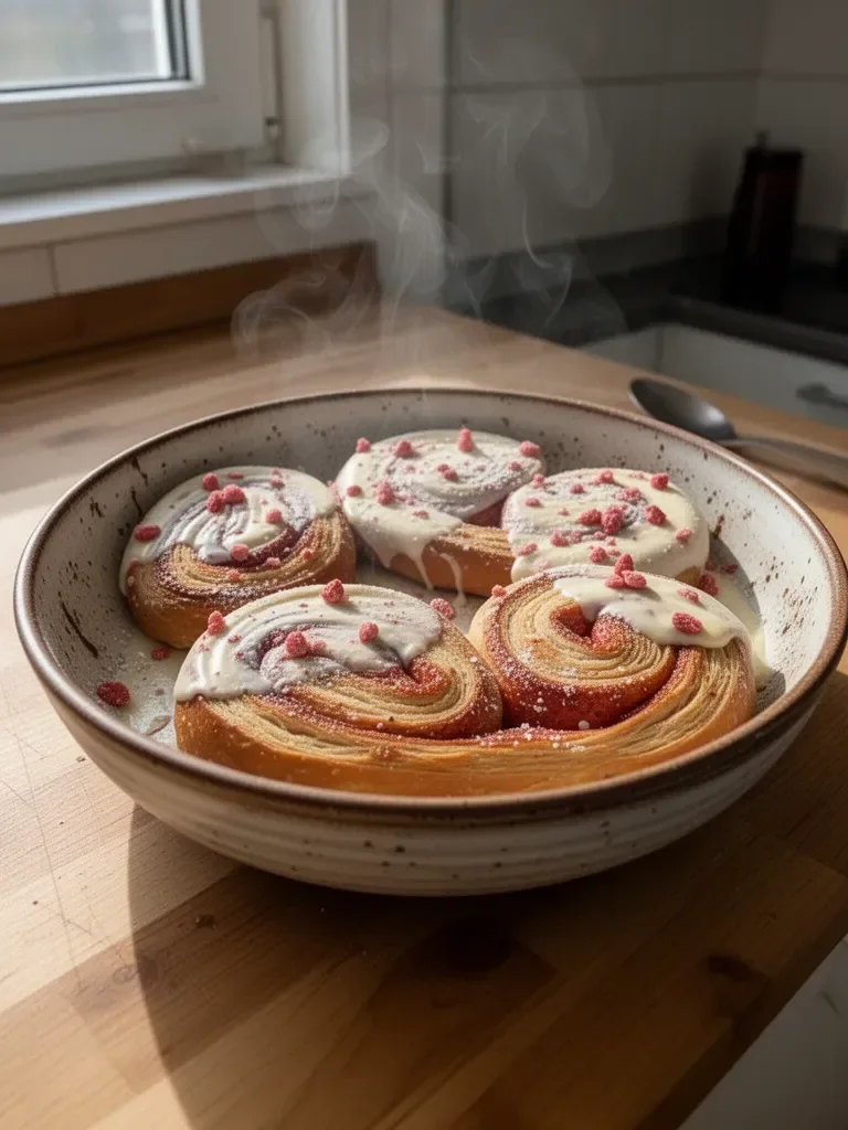 Palmiers Sfogliati alla Fragola e al Cioccolato Bianco
