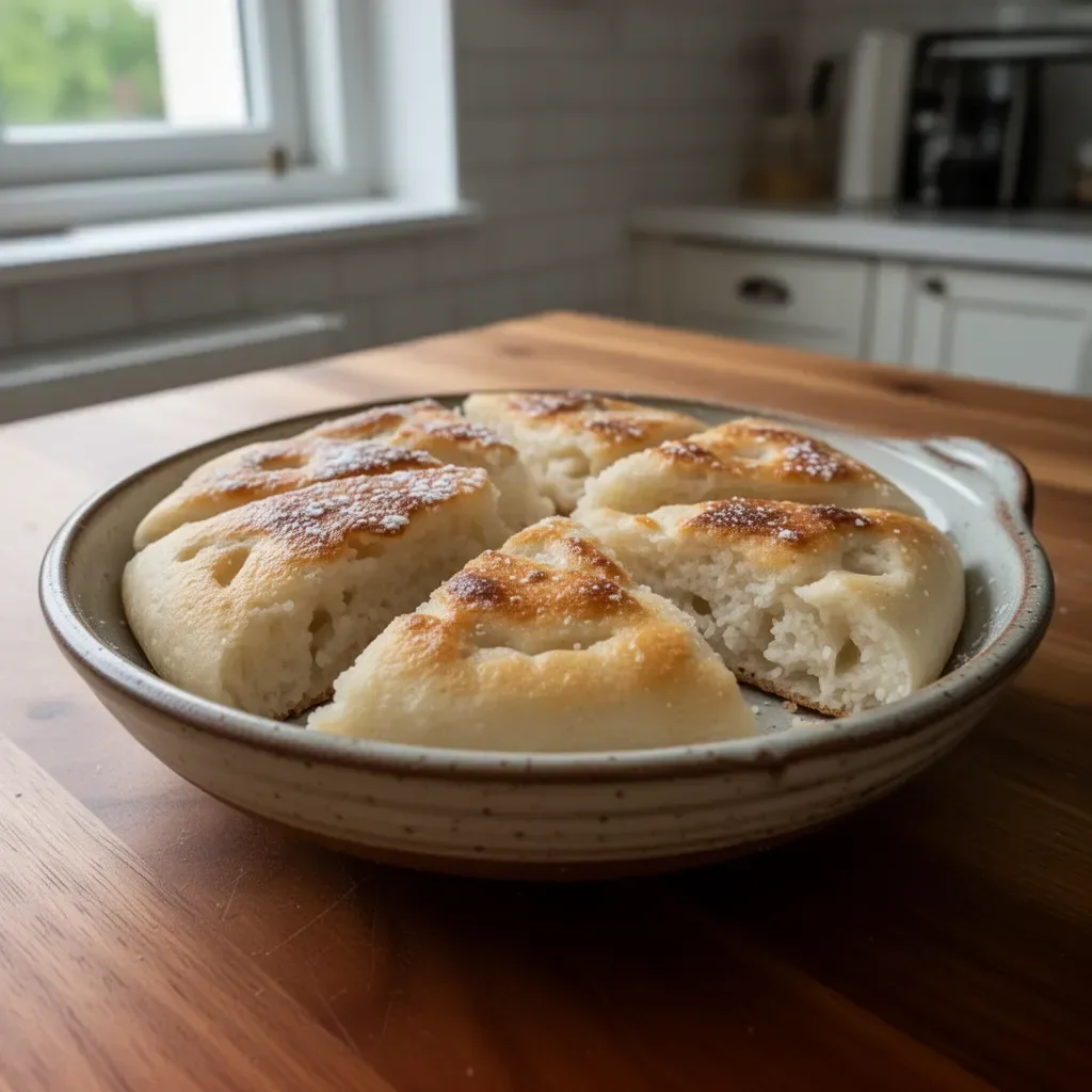 Pane minuto fatto con farina di riso, fresco e gluten-free.