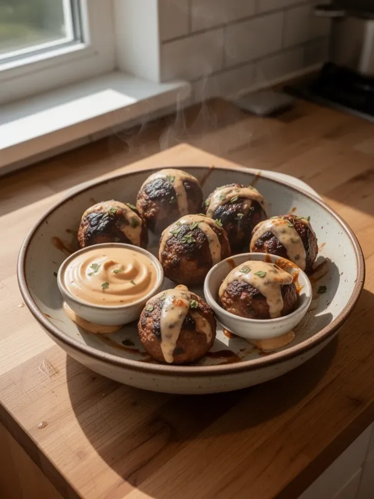 Polpette di carne al barbecue coreano