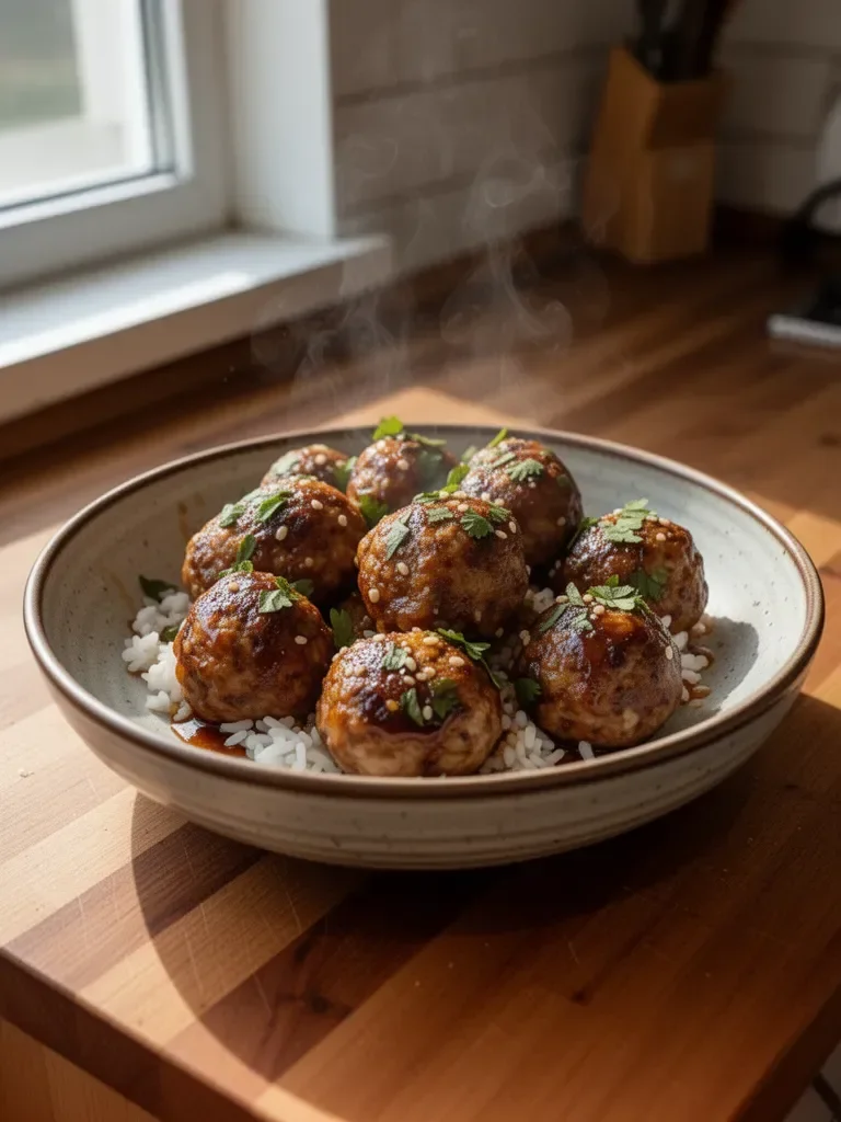 Polpette di Carne Miele Aglio