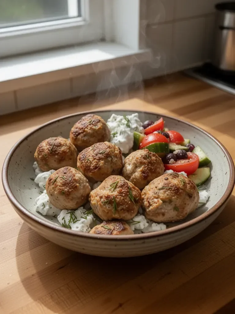 Polpette di tacchino greche