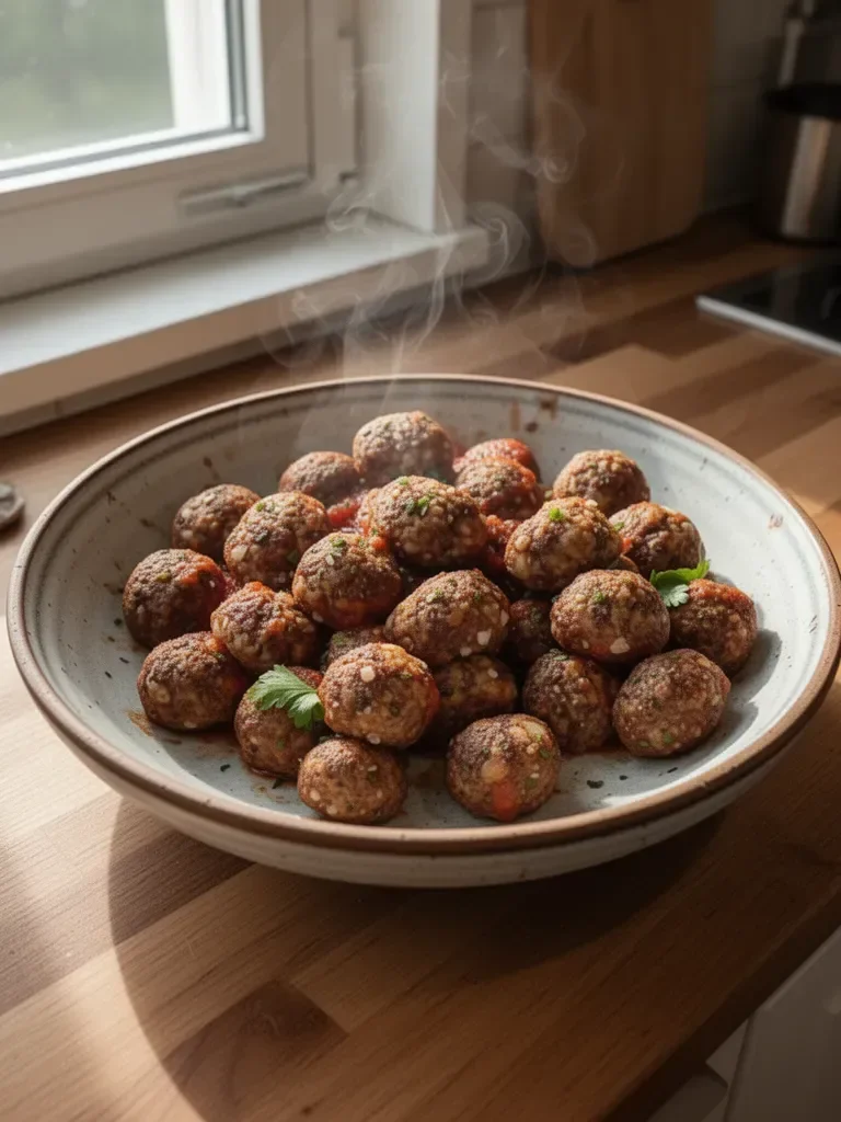Polpette senza glutine e a basso contenuto di carboidrati