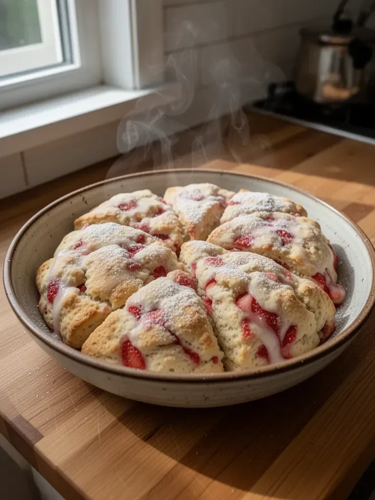 Scones alle fragole