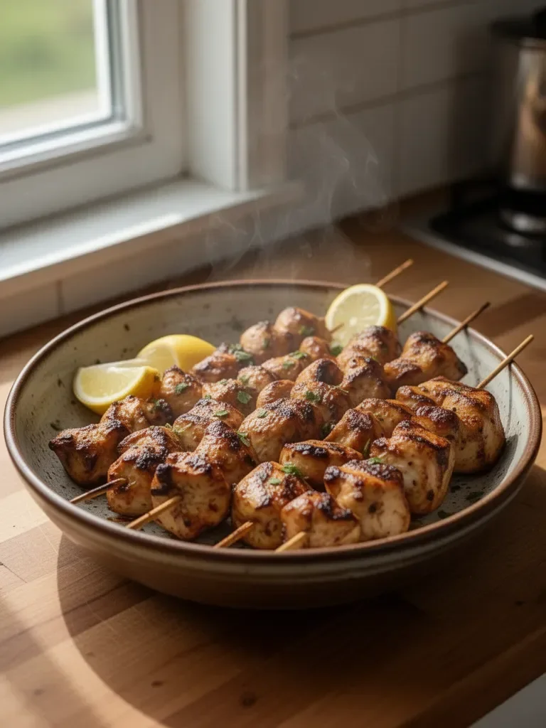 Spiedini di Pollo al Burro Cowboy