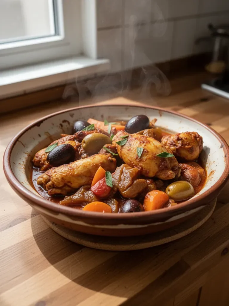 Tajine di Pollo alle Spezie