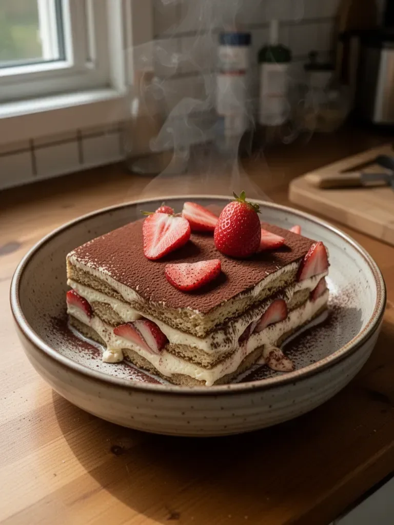 Tiramisù alle fragole