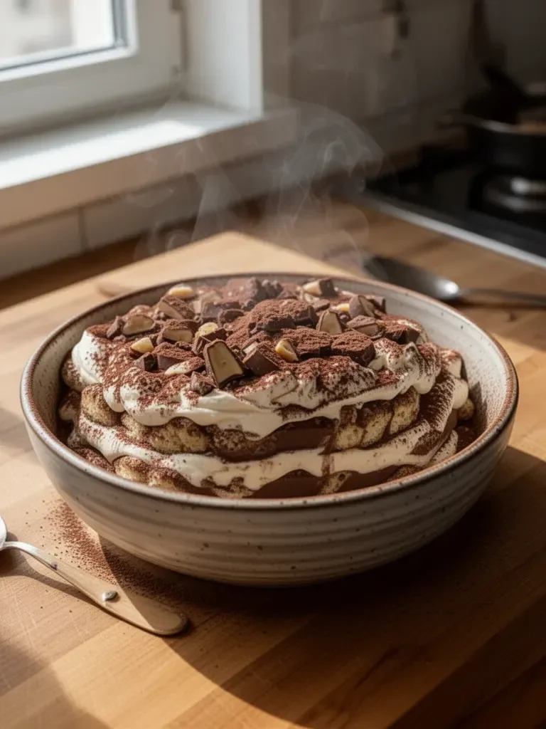 Tiramisu stile Kinder Bueno